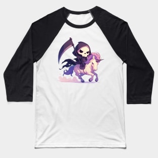 reaper ride unicorn Baseball T-Shirt